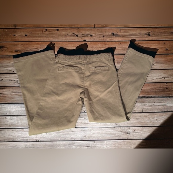 4for$20❗️Children’s Place | Tan / Khaki Uniform Pants | Sz: 6X/7 - Picture 13 of 14